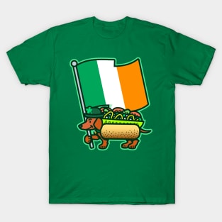 Big Irish Flag Chicago Dog T-Shirt